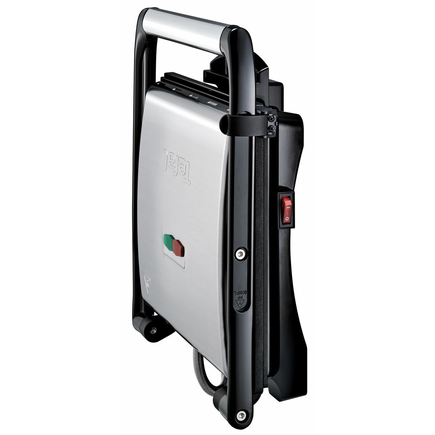 Elektrogrill & Sandwichtoaster – Antihaft, 2000W, Edelstahl/Schwarz